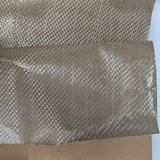 Tejido de construcción tejido PE Papel Kraft amarillo naranja 4bf9